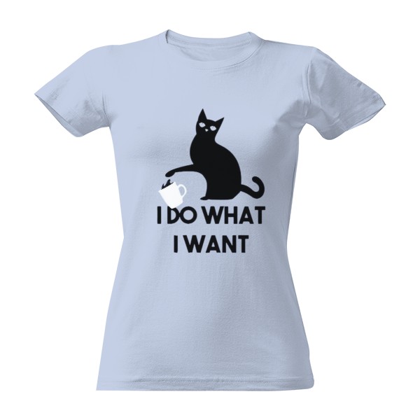 Damske triko s kockou I do what I want