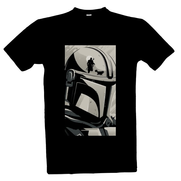 Tričko s potiskem Mandalorian Star wars triko