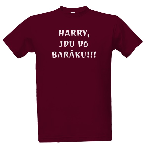 Tričko s potiskem Pánské triko Sám doma (HARRY JDU DO BARÁKU)