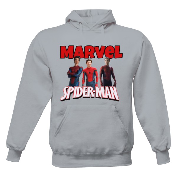 Pánská mikina s kapucí Just Hoods s potiskem Spider-man