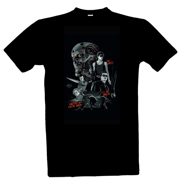 Tričko s potiskem Terminator Arnold Schwarzenegger Sarah Connor