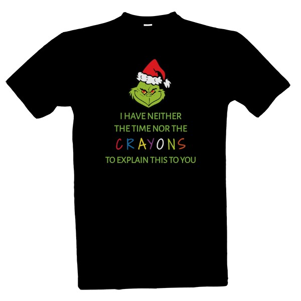 Tričko s potiskem Vanocni triko Grinch